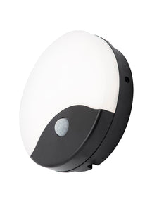 CZ34015BLK Turus LED Round Bulkhead with PIR