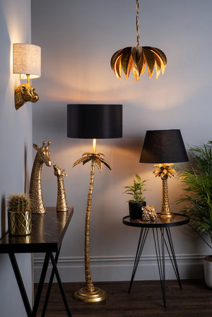Dar COC4935 Coco Gold Floor Lamp