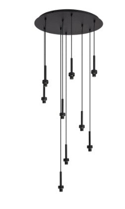 Spacek 9 Light G9 Universal 2.5m Round Multiple Pendant