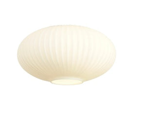 Aniston 30cm Oval Ribbed Sphere