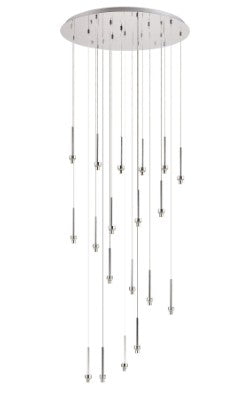 Spacek 19 Light G9 Universal 3.5m Round Multiple Pendant