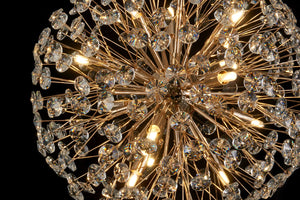 Monroe 50cm Sphere Pendant French Gold / Crystal  EM3899-HSA