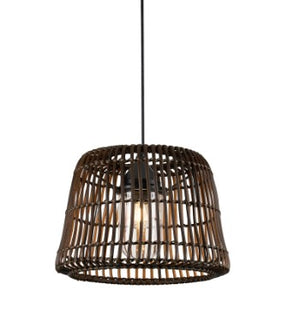 EM4215 PAIGE 36CM Rattan Plastic Shade Pendant E27 IP44