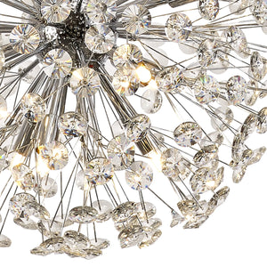 Monroe 50cm Sphere Pendant Polished Chrome / Crystal  EM4799-HSA