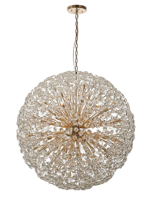 Monroe 1.2M Sphere Pendant French Gold / Crystal  EM7899-HSA