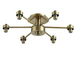 Spacek 6 Light Semi-Flush Frame Only EM8859