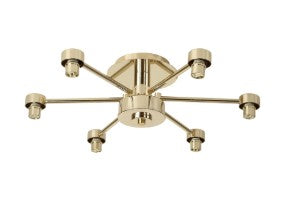 Spacek 6 Light Semi-Flush Frame Only EM8859