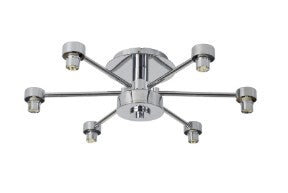 Spacek 6 Light Semi-Flush Frame Only EM8859