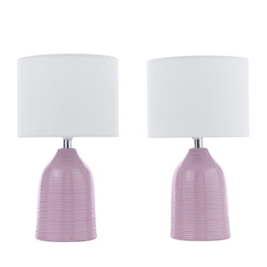 Laura Ashley Penny Twin Pack Table Lamp