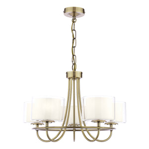 Laura Ashley Southwell 5 Light Pendant