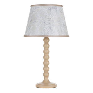 Dar SPO4229 Spool Table Lamp Base Cream