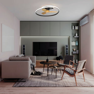 Ocean M8236 Ceiling Fan Black/Wood