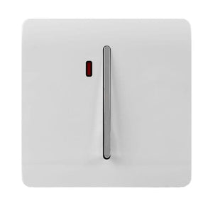 Trendiswitch Modern 1 Gang 45 Amp Cooker Switch with Neon