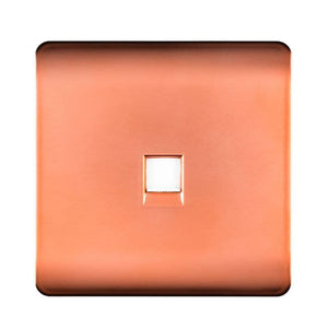 Trendiswitch Modern 1 Gang Cat 3 Telephone Slave Socket