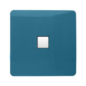 Trendiswitch Modern 1 Gang Cat 3 Telephone Slave Socket