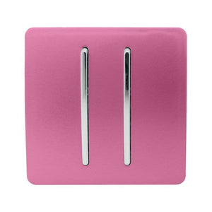 Trendiswitch Modern 2 Gang Retractive Doorbell Switch