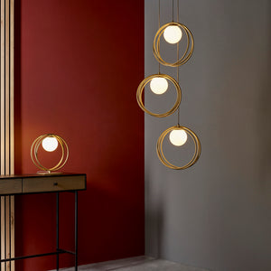 SCH489113 Schubert 3 Light Pendant Brushed Gold