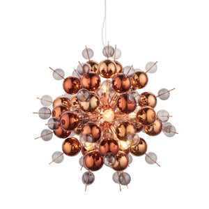 BEE584180 Beethoven 9 Light Pendant Copper