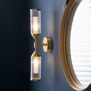 Stanford STA229087 Wall Light Brass with Glass
