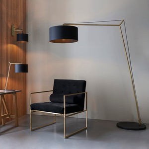 Campra CAM623097 Floor Lamp Matt Brass