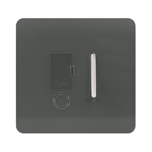 Trendiswitch Modern 13 Amp Fused Spur with Flex Outlet