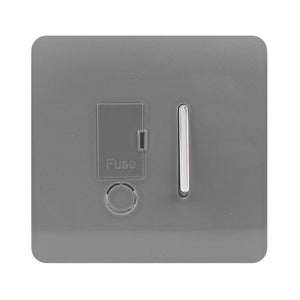 Trendiswitch Modern 13 Amp Fused Spur with Flex Outlet