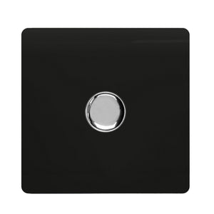 Trendiswitch Modern 1 Gang 1 or 2 way 150w Rotary LED Dimmer Light Switch