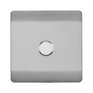 Trendiswitch Modern 1 Gang 1 or 2 way 150w Rotary LED Dimmer Light Switch