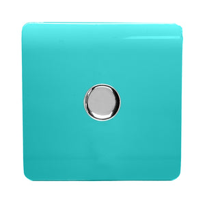 Trendiswitch Modern 1 Gang 1 or 2 way 150w Rotary LED Dimmer Light Switch
