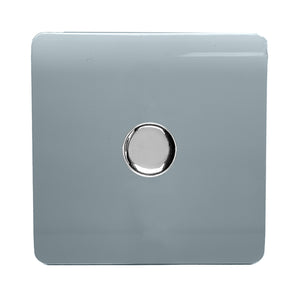 Trendiswitch Modern 1 Gang 1 or 2 way 150w Rotary LED Dimmer Light Switch