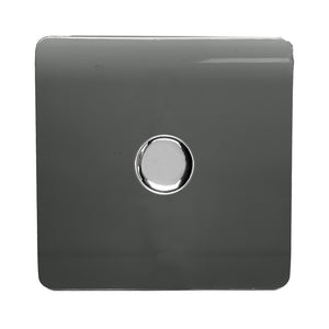 Trendiswitch Modern 1 Gang 1 or 2 way 150w Rotary LED Dimmer Light Switch