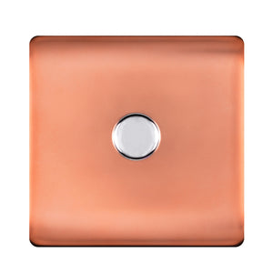 Trendiswitch Modern 1 Gang 1 or 2 way 150w Rotary LED Dimmer Light Switch