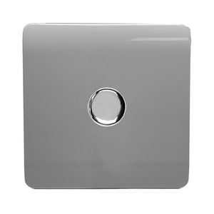 Trendiswitch Modern 1 Gang 1 or 2 way 150w Rotary LED Dimmer Light Switch