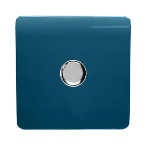 Trendiswitch Modern 1 Gang 1 or 2 way 150w Rotary LED Dimmer Light Switch