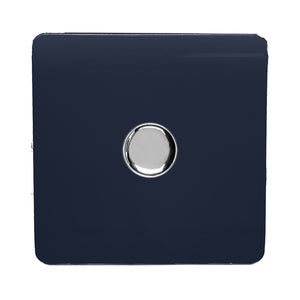 Trendiswitch Modern 1 Gang 1 or 2 way 150w Rotary LED Dimmer Light Switch