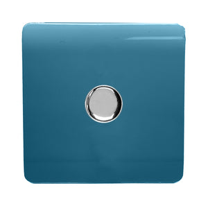 Trendiswitch Modern 1 Gang 1 or 2 way 150w Rotary LED Dimmer Light Switch