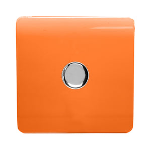 Trendiswitch Modern 1 Gang 1 or 2 way 150w Rotary LED Dimmer Light Switch