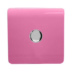 Trendiswitch Modern 1 Gang 1 or 2 way 150w Rotary LED Dimmer Light Switch