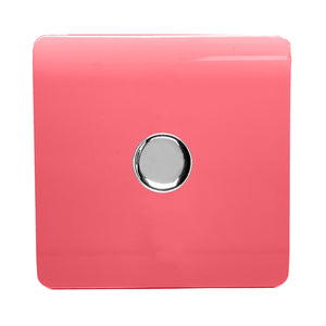 Trendiswitch Modern 1 Gang 1 or 2 way 150w Rotary LED Dimmer Light Switch