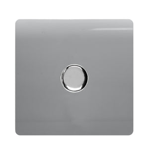 Trendiswitch Modern 1 Gang 1 or 2 way 150w Rotary LED Dimmer Light Switch