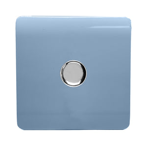 Trendiswitch Modern 1 Gang 1 or 2 way 150w Rotary LED Dimmer Light Switch