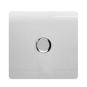 Trendiswitch Modern 1 Gang 1 or 2 way 150w Rotary LED Dimmer Light Switch