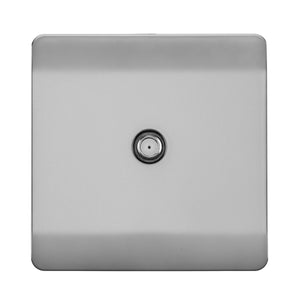 Trendiswitch Artistic Modern 1 Gang Male F-Type Satellite Television Socket