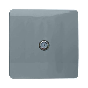 Trendiswitch Artistic Modern 1 Gang Male F-Type Satellite Television Socket