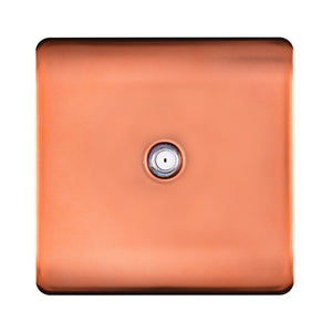 Trendiswitch Artistic Modern 1 Gang Male F-Type Satellite Television Socket