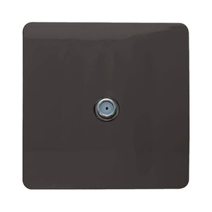 Trendiswitch Artistic Modern 1 Gang Male F-Type Satellite Television Socket