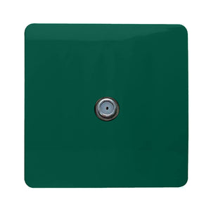 Trendiswitch Artistic Modern 1 Gang Male F-Type Satellite Television Socket
