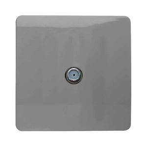 Trendiswitch Artistic Modern 1 Gang Male F-Type Satellite Television Socket