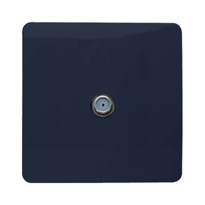 Trendiswitch Artistic Modern 1 Gang Male F-Type Satellite Television Socket
