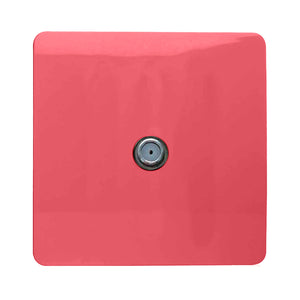 Trendiswitch Artistic Modern 1 Gang Male F-Type Satellite Television Socket